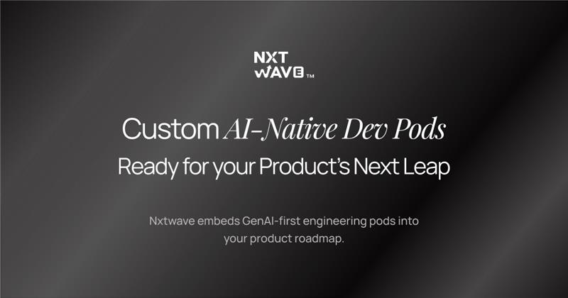 Embed AI-native dev pods into your product roadmap.